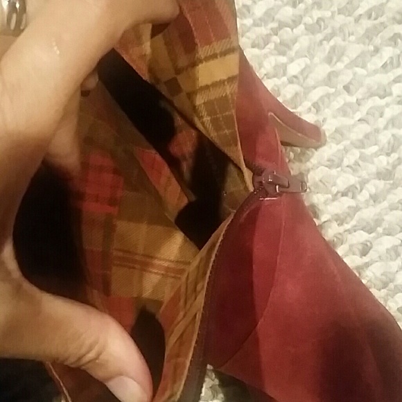 ANTHRO Real leather & Suede NWT back bow booties - Picture 4 of 4